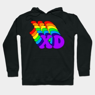 Rainbow Retro XD Hoodie